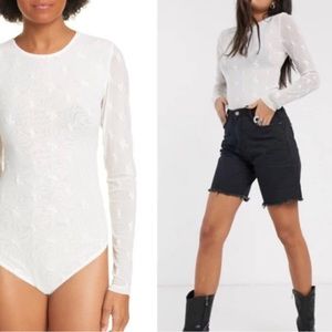 FREE People Mesh Bodysuit New with Tags RARE
